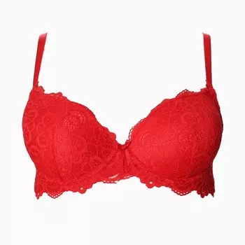 Бюстгальтер женский, цвет красный, размер 75В