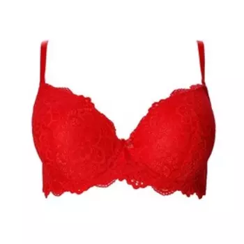 Бюстгальтер женский, цвет красный, размер 80С