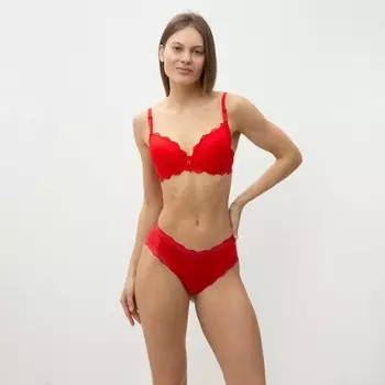 Бюстгальтер женский, цвет красный, размер 85В