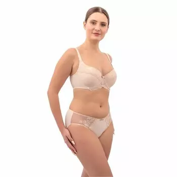 Бюстгальтер женский, цвет серебристый пион, р-р 80D