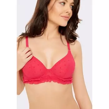 Бюстгальтер женский Flomy, размер 70A, цвет красный