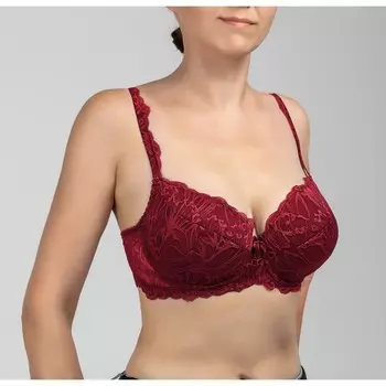 Бюстгальтер женский Lengy, размер 75B, цвет красная румба