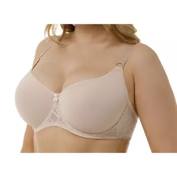 Бюстгальтер женский Lengy, размер 75C, цвет серебристый пион тени