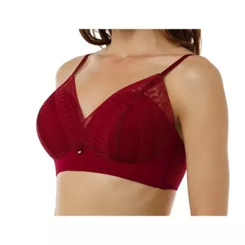 Бюстгальтер женский Lengy, размер 80D, цвет красная румба