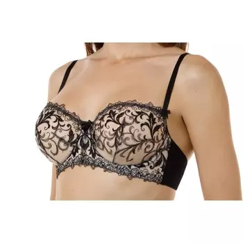 Бюстгальтер женский Lengy, размер 85C, цвет чёрный муар