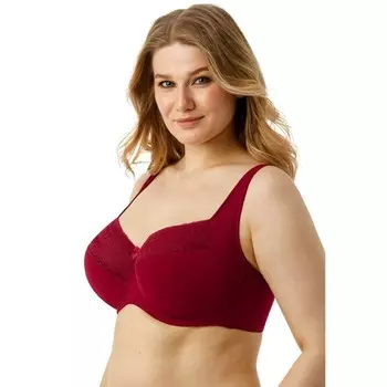 Бюстгальтер женский Lengy, размер 95D, цвет красная румба