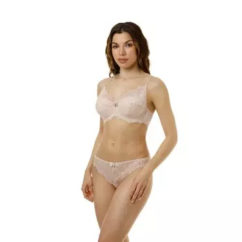 Бюстгальтер женский Lengy, размер 95E, цвет серебристый пион