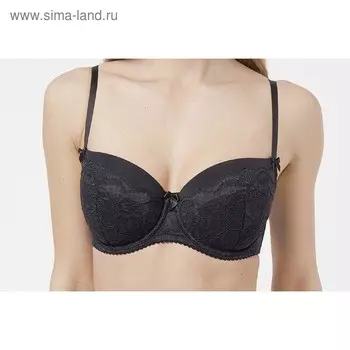 Бюстгальтер Lengy женский, размер 80E, цвет чёрный
