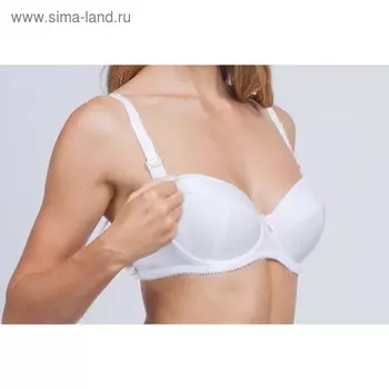 Бюстгальтер женский, размер 85B, цвет белый