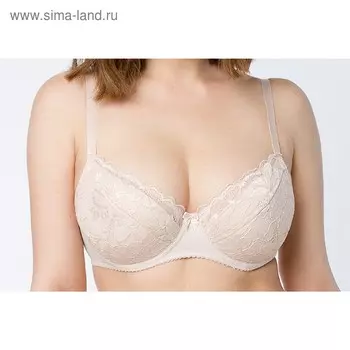 Бюстгальтер Lengy женский «Серебристый пион», размер 85F