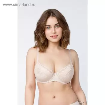 Бюстгальтер женский «Серебристый пион», размер 90C