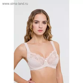 Бюстгальтер Lengy женский «Серебристый пион», размер 90G