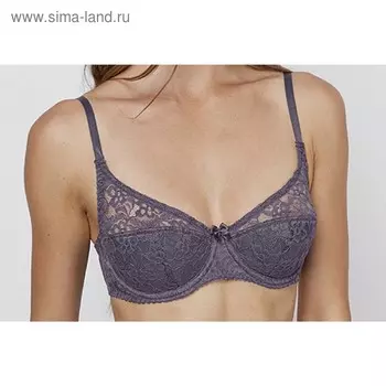 Бюстгальтер женский «Тёмная чайка», размер 85B