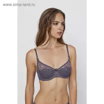 Бюстгальтер Lengy женский «Тёмная чайка», размер 85D
