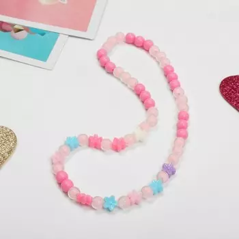 Бусы детские Выбражулька «Цветочная нить», цветные