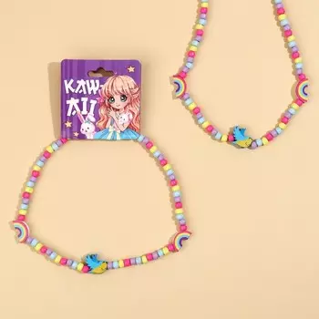 Бусы детские «Летняя», 40 см, деревянные