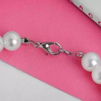 Бусы детские Выбражулька «Жемчужинки», 40 см, белые