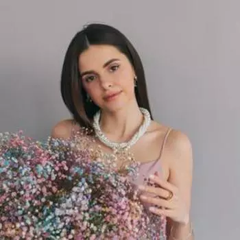 Бусы «Жгут» с жемчугом, шар №6.10, белые, L=45 см