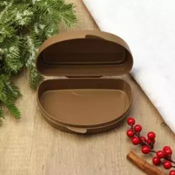 Бутербродница "Ем круглый год" 14х10х4 см