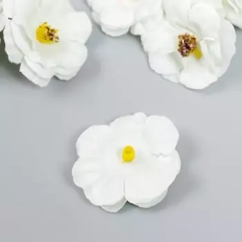 Бутон на ножке для декорирования "Примула" светло-зелёная d=3 см