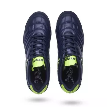 Бутсы футбольные Atemi SBA-004 TURF KIDS, цвет тёмно синий/ ярко-салатовый, размер 30