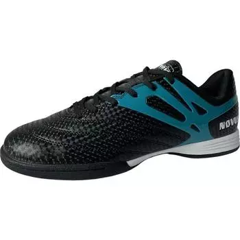 Бутсы футбольные Novus NSB-20 INDOOR, цвет чёрно-голубой, размер 38