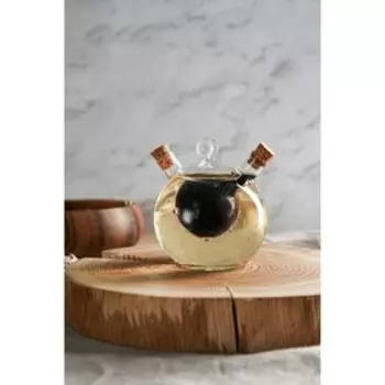 Бутыль стеклянная для соусов и масла 2 в 1 «Фьюжн. Бомбочка», 230/40 мл, 10,58,59,5 см