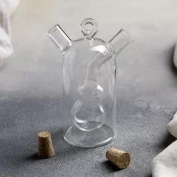 Бутыль стеклянная для соусов и масла 2 в 1 «Фьюжн. Эмби», 100/20 мл, 84,512 см