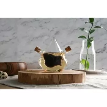 Бутыль стеклянная для соусов и масла 2 в 1 «Фьюжн. Птица», 350/30 мл, 121011 см