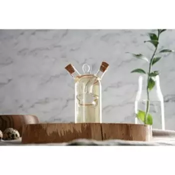 Бутыль стеклянная для соусов и масла 2 в 1 «Фьюжн. Звезда», 84,511 см