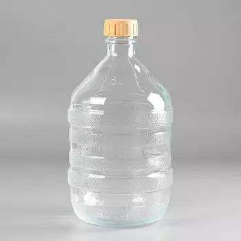 Бутыль «Кулерная», 5 л, прозрачная с крышкой
