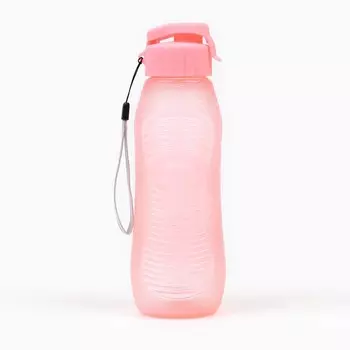 Бутылка для воды, 600 мл, 236.6 см, розовая