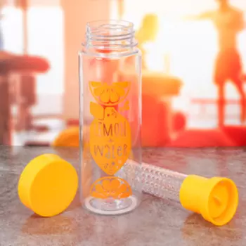 Бутылка для воды пластиковая «Лимон», 500 мл