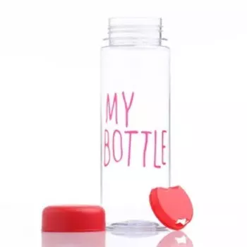 Бутылка для воды My bottle, 500 мл, 196 см, мешок в комплекте, МИКС
