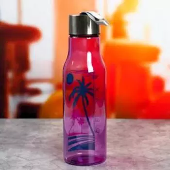 Бутылка для воды пластиковая Relax, 650 мл