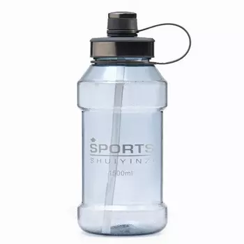 Бутылка для воды "Sports" 1.5 л, серая