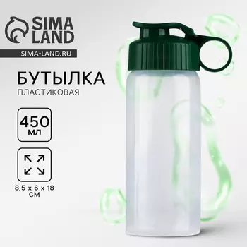 Бутылка для воды пластиковая Соломон «Вид 3», 450 мл