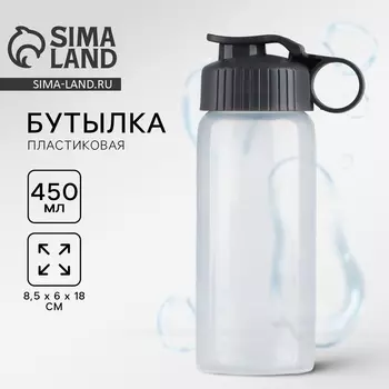 Бутылка для воды пластиковая Соломон «Вид 4», 450 мл