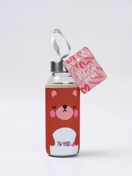 Бутылка для воды в чехле «Рядом», 350 мл