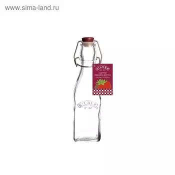 Бутылка Kilner Clip Top, квадратная, 250 мл