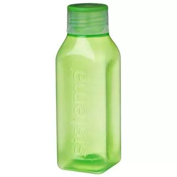 Бутылка квадратная, 475 мл, МИКС