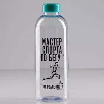 Бутылка для воды пластиковая «Мастер спорта», 1000 мл