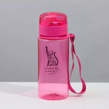 Бутылка для воды пластиковая «Мечтай», 400 мл