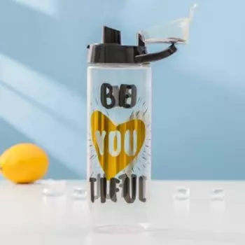 Бутылка для воды пластиковая «Красота», 750 мл