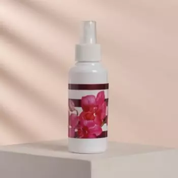 Бутылочка для хранения, с распылителем «Орхидея», 100 мл, цвет белый