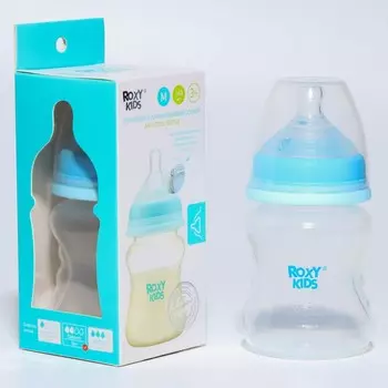 Бутылочка для кормления, 160 мл, средний поток, 3 мес+.
