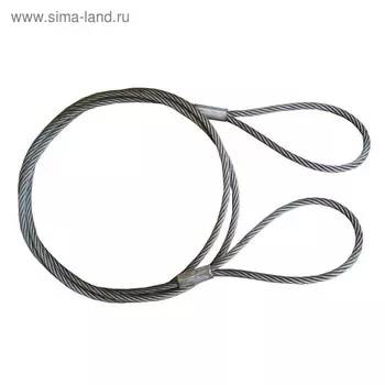 Буксировочный трос (стальной) 15 т 5 м Петля/Петля (d: 13.0 мм), Tplus