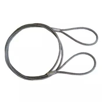 Буксировочный трос (стальной) 15 т 8 м Петля/Петля (d: 13.0 мм), Tplus