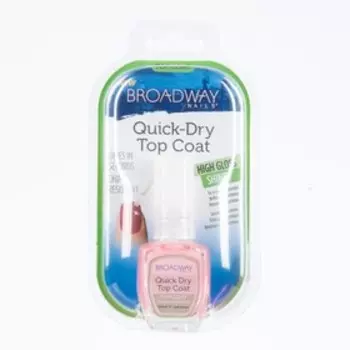 Быстросохнущий фиксатор лака Kiss Broadway Quick Dry Top Coat BTR01F, 13.5 мл