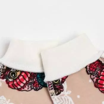 Царапки для девочки, цвет микс (интерлок)